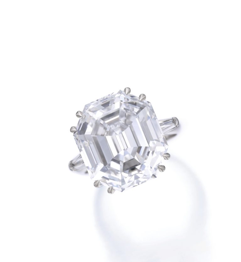 4ct fine asscher cut diamond ring